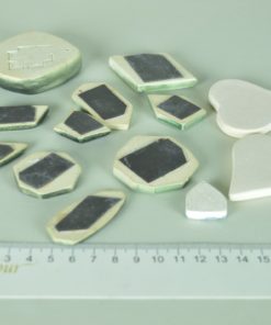 Koelkastmagneten Indiase symbolen - keramiek geglazuurd