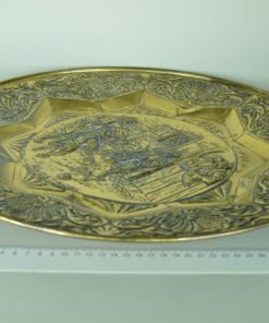 Wandbord A. van Ostade Herbergscene met muzikanten - Koper