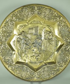 Wandbord A. van Ostade Herbergscene met muzikanten - Koper
