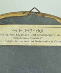Schilderijtje in silhouet Händel -Oratorium 'Messias'