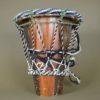 Trommel van hout, huid en touw