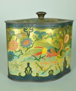 Blik met vogels Côte d'Or -Jugendstil