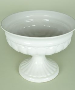 Schaal op voet nr. 231, Delfts wit Porcelyte